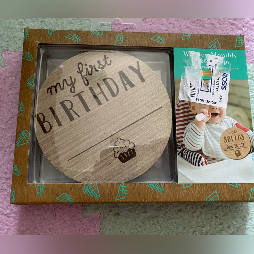 2 for $5 Wooden Monthly Photo Props